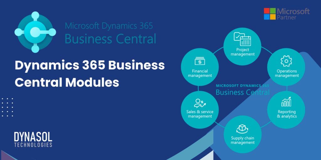 Key modules of Dynamics 365 Business Central