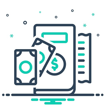 Bookkeeping and accounting icon