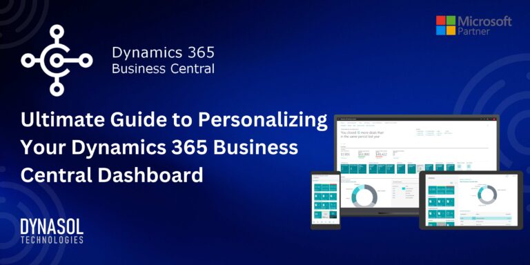 Personalizing Dynamics 365 Business Central Dashboard