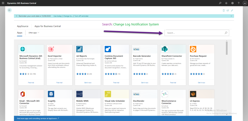 Business Central Marketplace