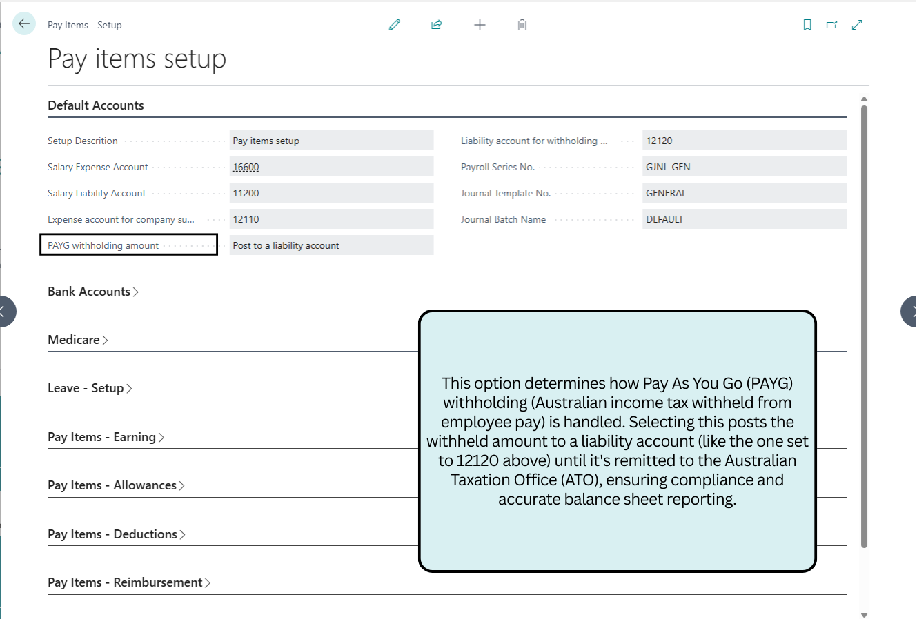 PAYG withholding amount